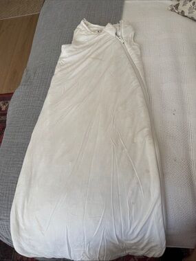 Kyte BABY Cream Sleeveless Zip Front Sleep Sack